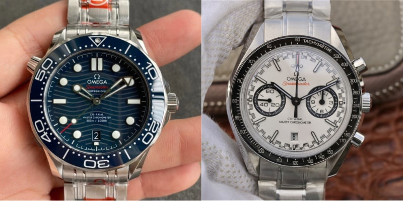 Vỏ và mặt số đồng hồ Omega Super Fake