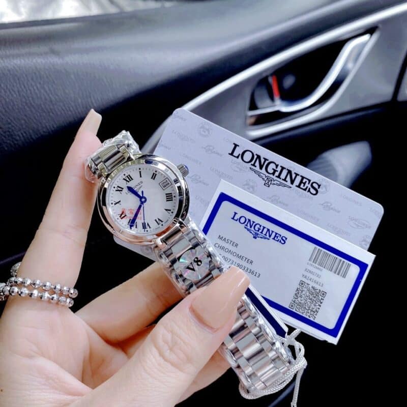 ĐỒNG HỒ LONGINES PRIMALUNA NỮ SIÊU CẤP DÂY KIM LOẠI 26.5MM