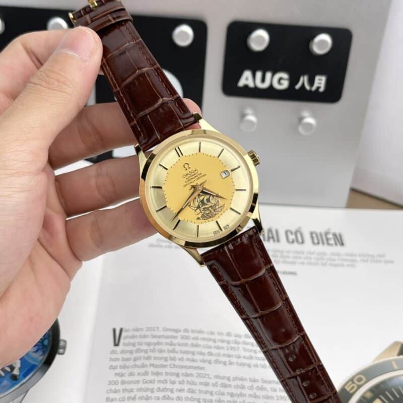 ĐỒNG HỒ OMEGA THUẬN BUỒN XUÔI GIÓ MÁY CƠ NHẬT SUPER FAKE GIÁ RẺ 40MM