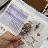 ROLEX DATEJUST 126331 CHOCOLATE MOTIF STONE SET DIAL GOLD WRAPPED 36MM