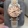 ĐỒNG HỒ ROLEX DATEJUST NỮ REPLICA 1:1 MẶT SỐ HỒNG SUNBURT 31MM