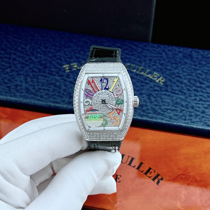 ĐỒNG HỒ FRANCK MULLER V32 NỮ REPLICA CAO CẤP MÀU ĐEN 36MM