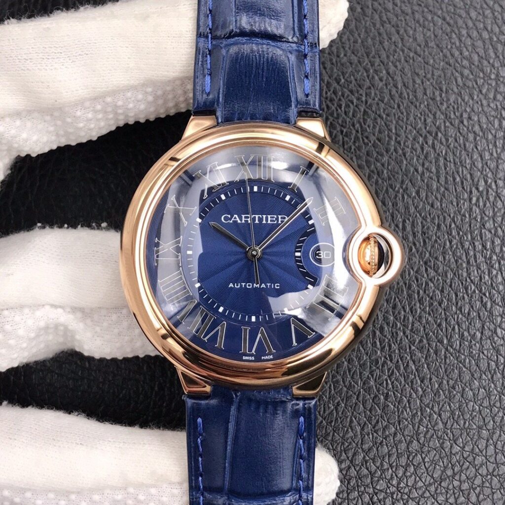 ĐỒNG HỒ CARTIER BALLON BLEU WGBB0036 REP 11 VỎ MẠ VÀNG HỒNG