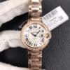 ĐỒNG HỒ CARTIER BALLON BLEU REP 11 NIỀNG KIM CƯƠNG HAI HÀNG SIZE 33/36MM