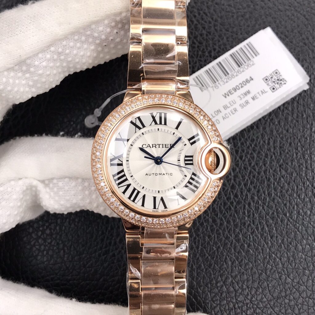 ĐỒNG HỒ CARTIER BALLON BLEU REP 11 NIỀNG ĐÁ