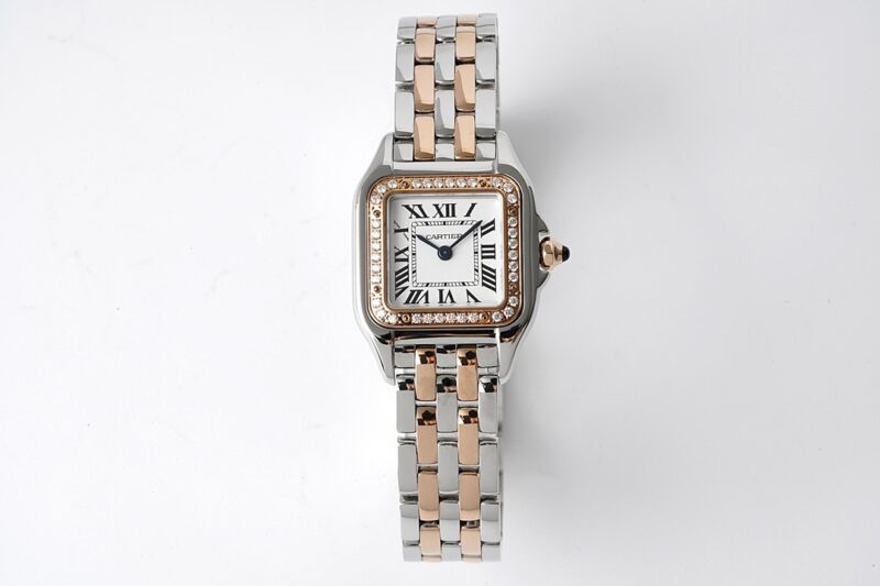 Đồng hồ Cartier Panthère Rep 11 niềng đính kim cương size 22-30mm