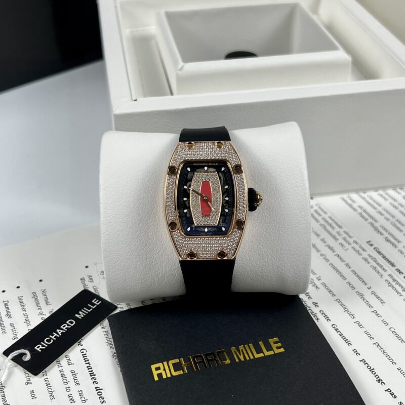 ĐỒNG HỒ RICHARD MILLE REPLICA 11 NỮ RM007 ĐÍNH FULL ĐÁ 36MM