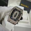 ĐỒNG HỒ RICHARD MILLE REPLICA 11 NỮ DÂY CAO SU MÀU TRẮNG 36MM