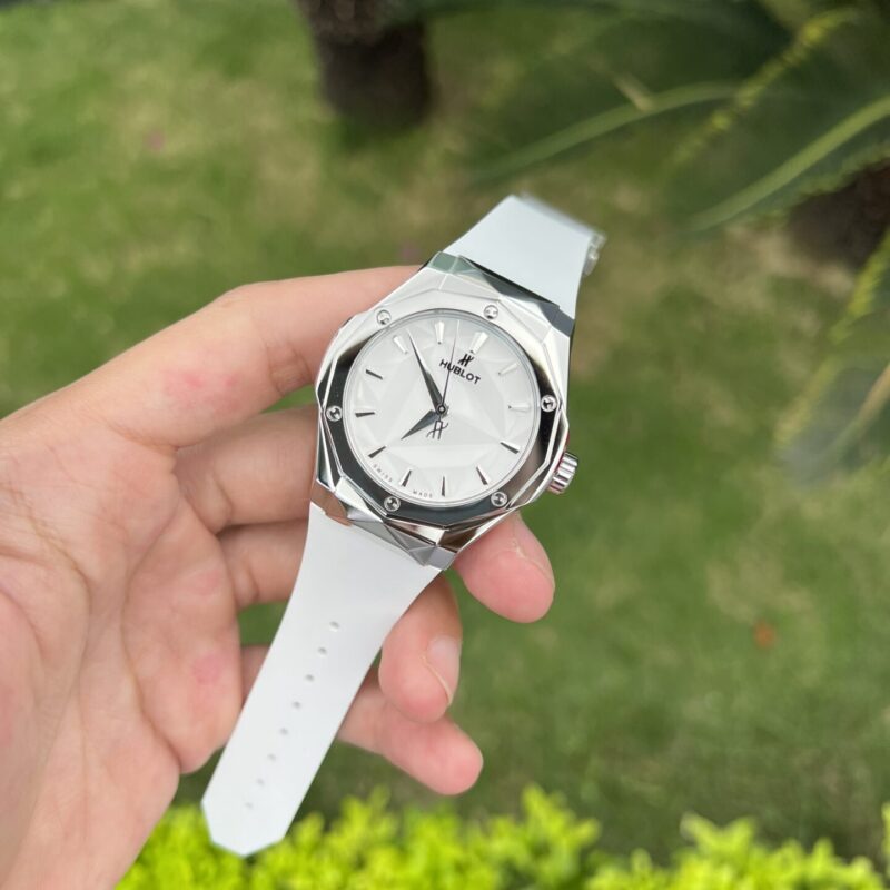 ĐỒNG HỒ HUBLOT CLASSIC FUSION ORLINSKI REP 11 DÂY CAO SU MÀU TRẮNG 40MM