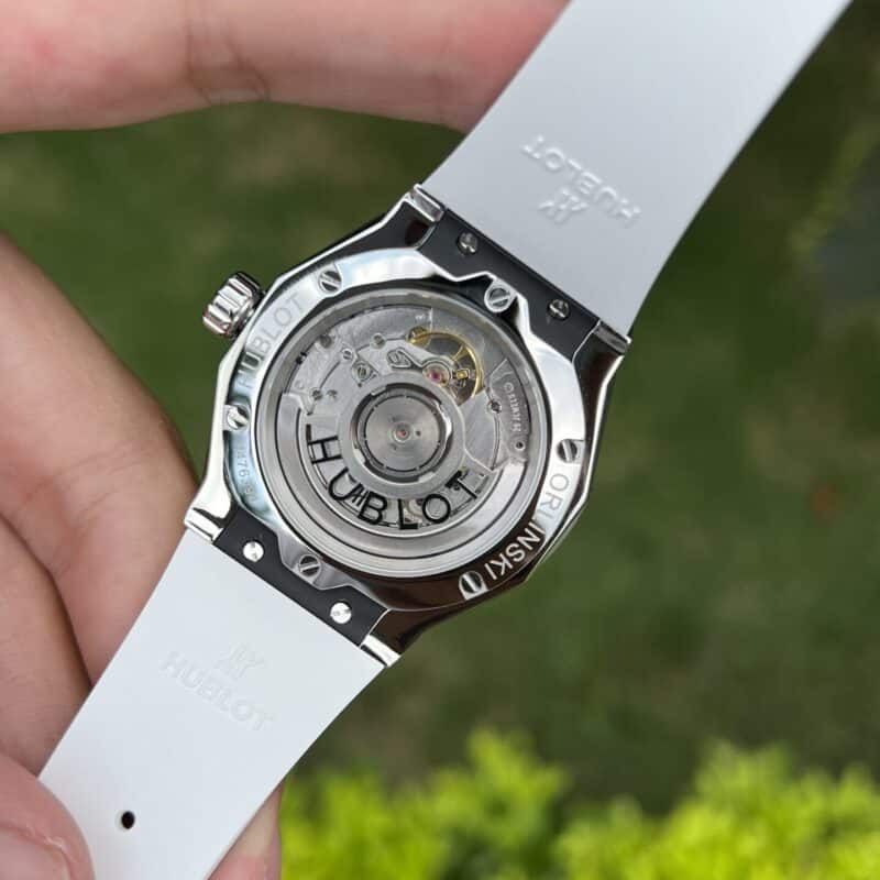 ĐỒNG HỒ HUBLOT CLASSIC FUSION ORLINSKI REP 11 DÂY CAO SU MÀU TRẮNG 40MM