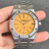 ĐỒNG HỒ AUDEMARS PIGUET ROYAL OAK 15202 AUTOMATIC SIÊU MỎNG REPLICA MÀU VÀNG SÂM PANH 39MM