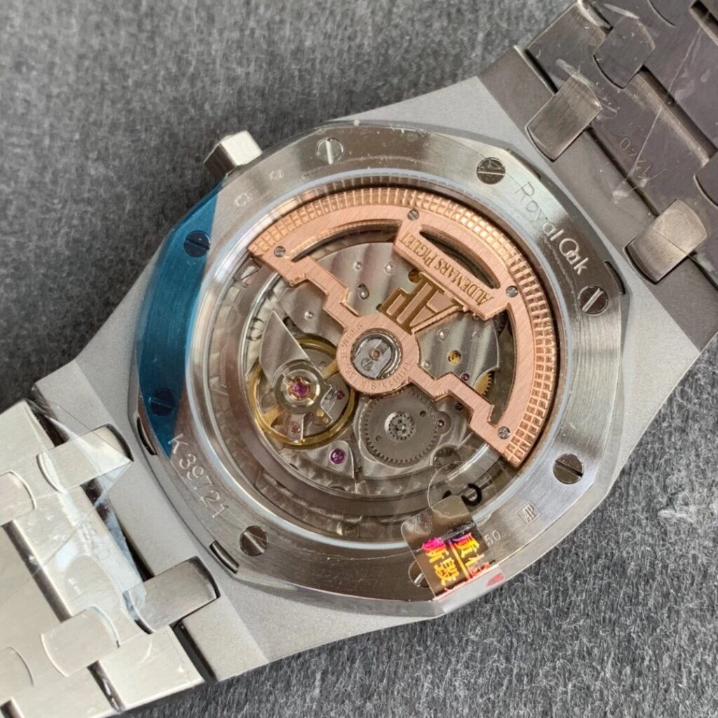 ĐỒNG HỒ AUDEMARS PIGUET ROYAL OAK 15202 AUTOMATIC SIÊU MỎNG REPLICA MÀU VÀNG SÂM PANH 39MM