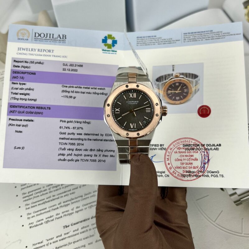 ĐỒNG HỒ CHOPARD ALPINE EAGLE REPLICA BỌC VÀNG 41MM