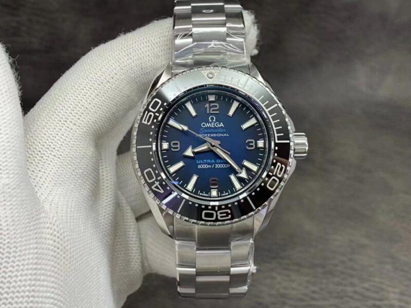 ĐỒNG HỒ OMEGA SEAMASTER PLANET OCEAN 6000M REPLICA 1:1 MẶT SỐ XANH 45,5MM