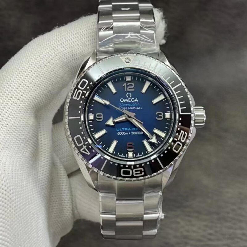 ĐỒNG HỒ OMEGA SEAMASTER PLANET OCEAN 6000M REPLICA 1:1 MẶT SỐ XANH 45,5MM
