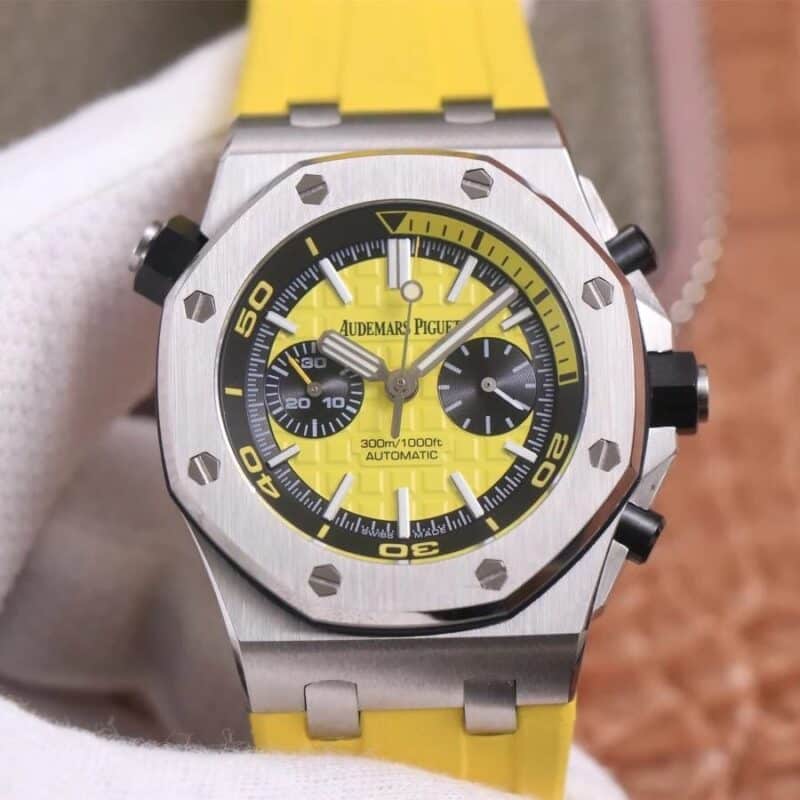ĐỒNG HỒ NAM AUDEMARS PIGUET ROYAL OAK 26703 REPLICA 1:1 MÀU TRÁI CÂY 42MM