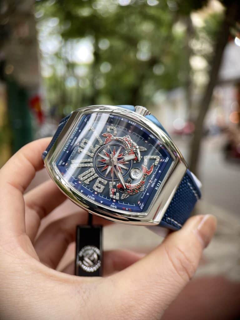 ĐỒNG HỒ FRANCK MULLER V45 CÁ KOI REPLICA 11 THỤY SỸ