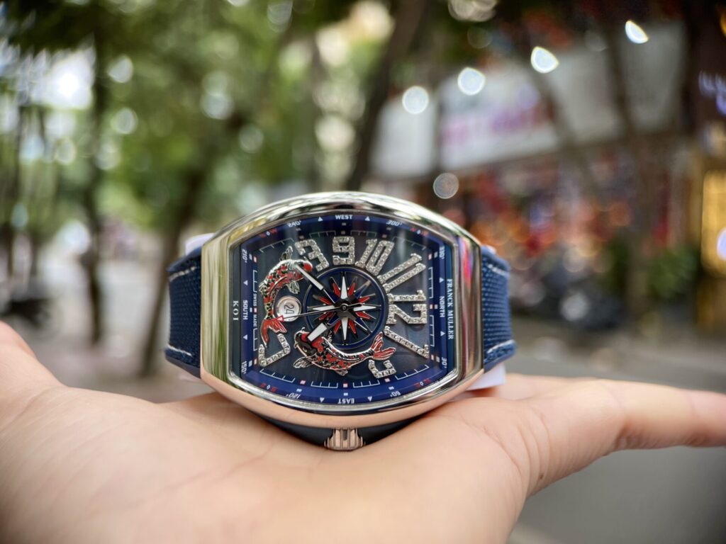 ĐỒNG HỒ FRANCK MULLER V45 CÁ KOI REPLICA 11 THỤY SỸ