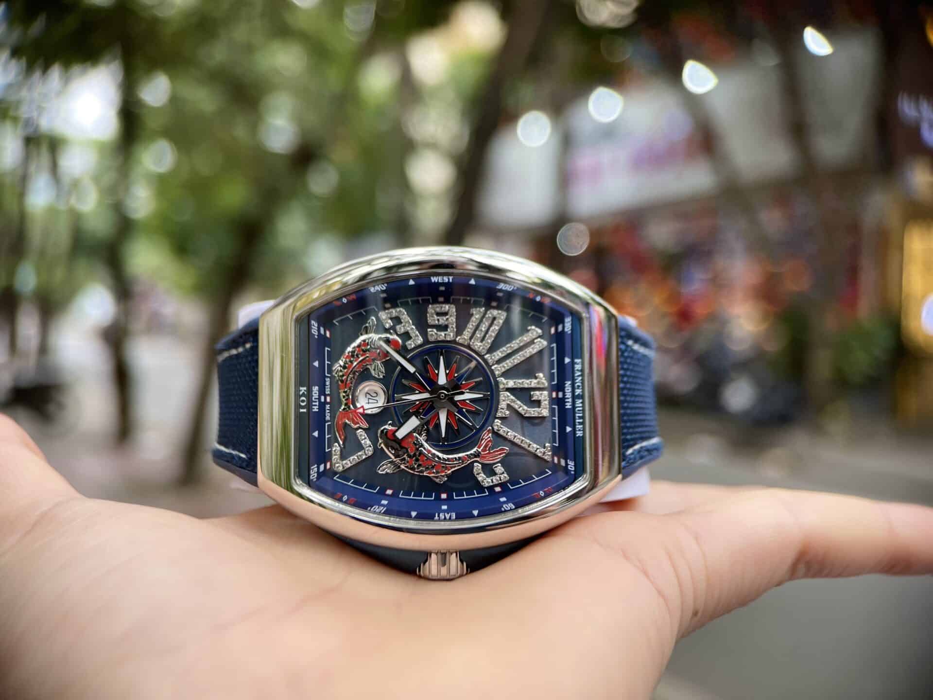ĐỒNG HỒ FRANCK MULLER V45 CÁ KOI REPLICA 11 THỤY SỸ ĐỒNG HỒ FRANCK MULLER V45 CÁ KOI REPLICA 11 THỤY SỸ