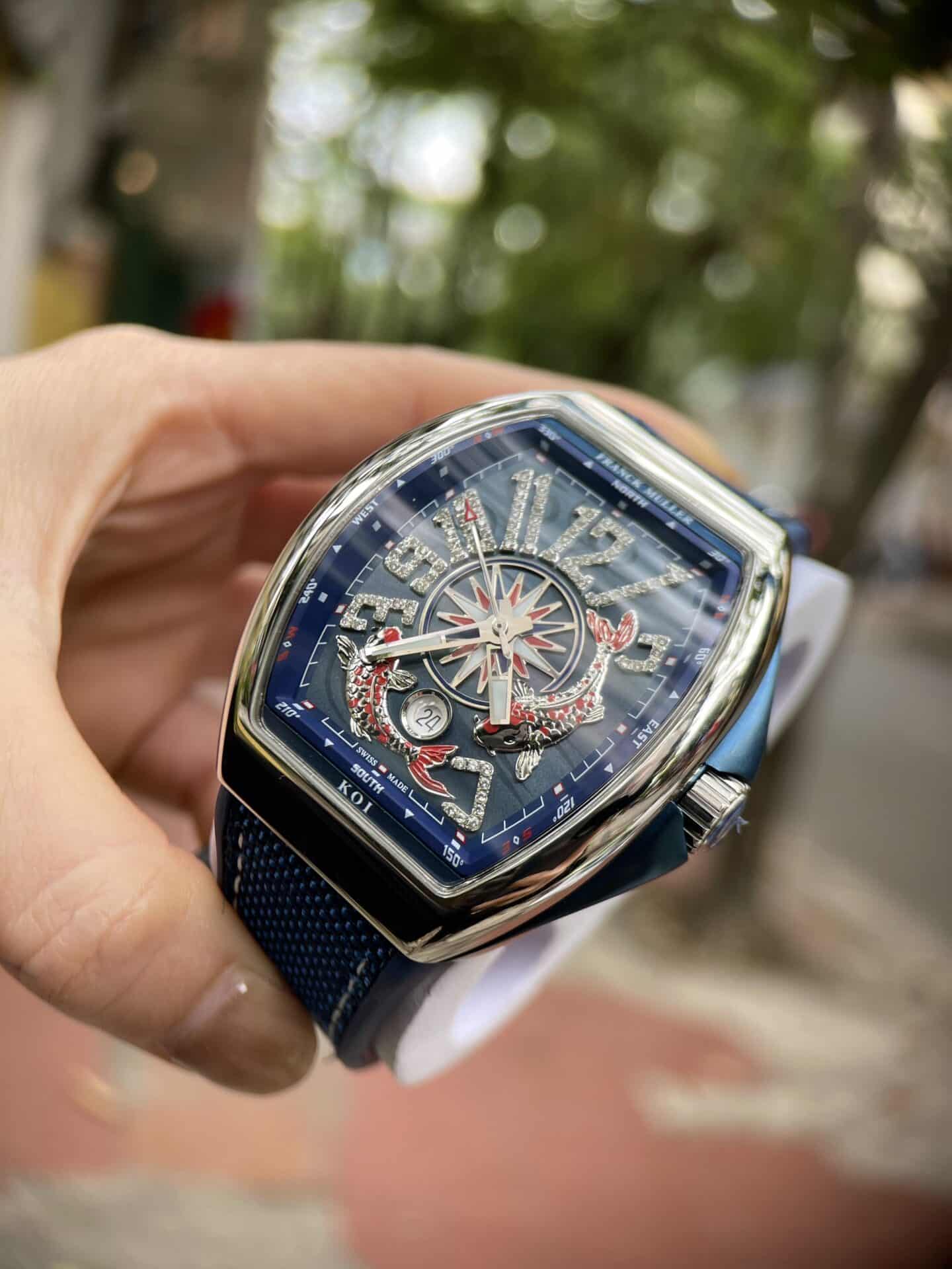 ĐỒNG HỒ FRANCK MULLER V45 CÁ KOI REPLICA 11 THỤY SỸ ĐỒNG HỒ FRANCK MULLER V45 CÁ KOI REPLICA 11 THỤY SỸ