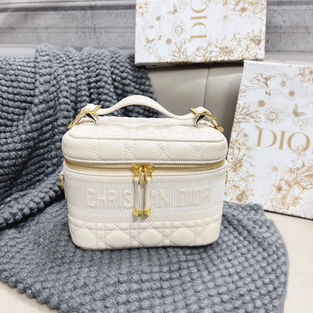 TÚI CỐP DIOR VANITY DA MỀM THỜI TRANG TONE MÀU PASTEL THANH LỊCH