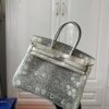 TÚI XÁCH NỮ SIÊU CẤP HM BIRKIN NGUYÊN BẢN TAG BẠC VÂN DA THẰN LẰN