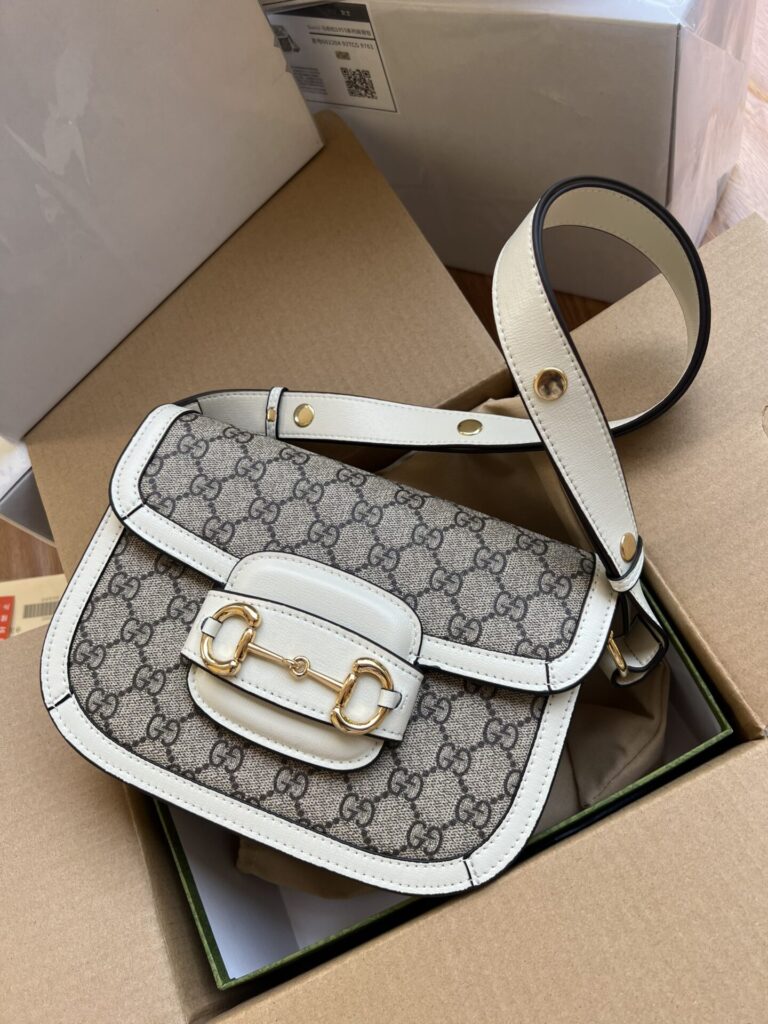 TÚI ĐEO CHÉO GUCCI HORSEBIT 1955 MINI SIÊU CẤP MÀU XÁM
