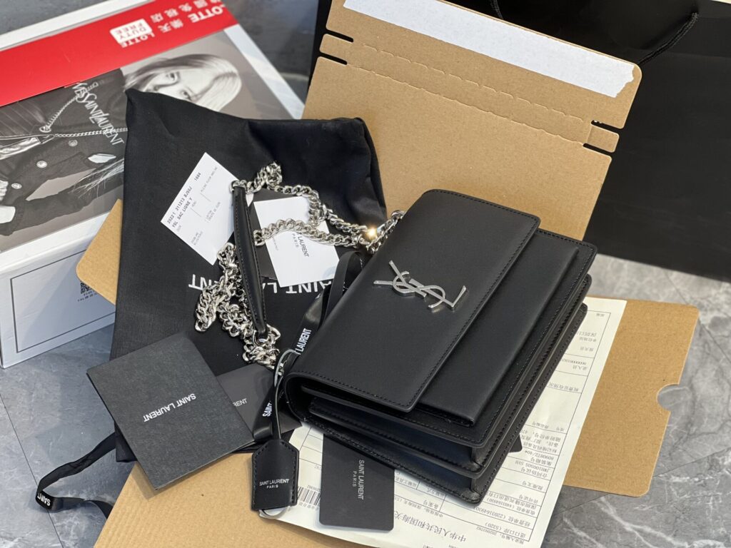 TÚI XÁCH NỮ YSL SIÊU CẤP SUNSET MEDIUM DA MỊN FULLBOX TAG MẠ BẠC