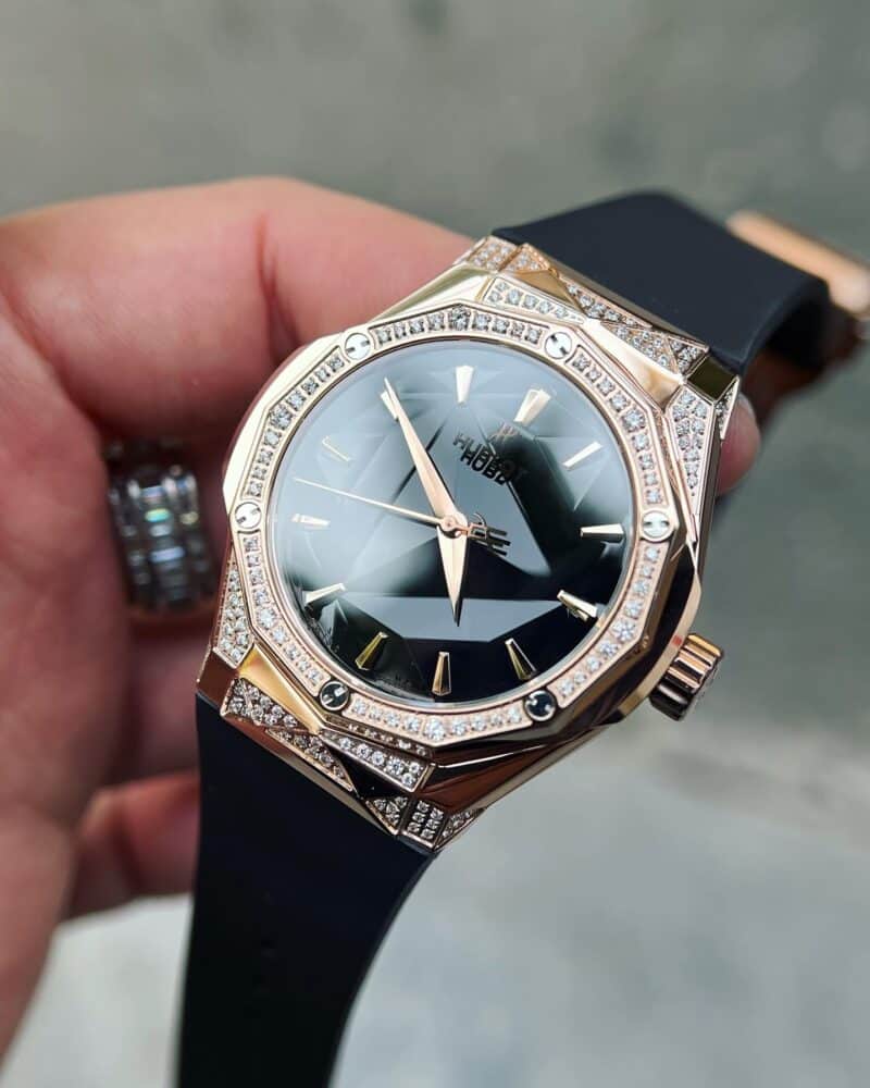 ĐỒNG HỒ HUBLOT CLASSIC FUSION ORLINSKI KING GOLD REPLICA 11 NAM MÀU ĐEN 40MM