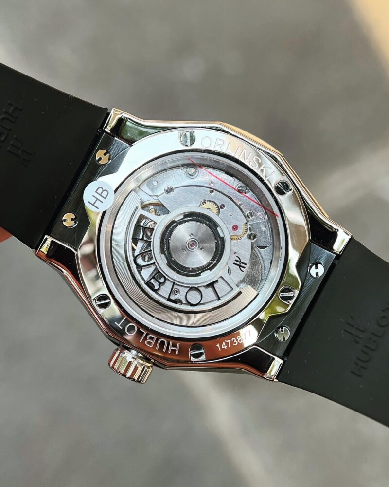 ĐỒNG HỒ HUBLOT CLASSIC FUSION ORLINSKI TITANIUM REPLICA 11 ĐÍNH ĐÁ 40MM