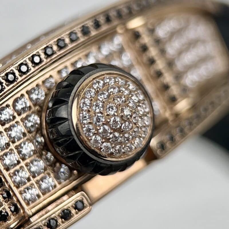 ĐỒNG HỒ RICHARD MILLE RM51-02 ROSEGOLD REPLICA 11 ĐÍNH FULL ĐÁ 42MM