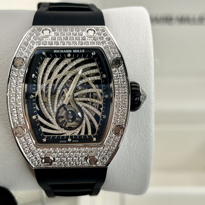 ĐỒNG HỒ RICHARD MILLE RM51-02 SLIVER NAM ĐÍNH ĐÁ REPLICA 11 42MM