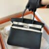 TÚI XÁCH HM BIRKIN TOGO NGUYÊN BẢN TAG BẠC SUPER VIP LIKE AUTH FULL BOX MÀU ĐEN