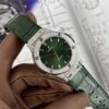 ĐỒNG HỒ HUBLOT CLASSIC FUSION DIAMOND GREEN DIAL REPLICA 11 NỮ 36MM