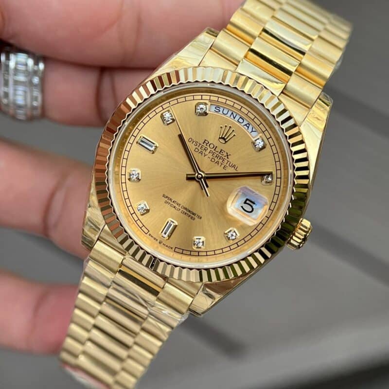 ĐỒNG HỒ ROLEX DAY-DATE FULL GOLD REPLICA 11 40MM