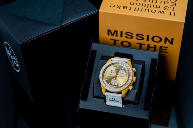 ĐỒNG HỒ OMEGA x SWATCH SUPER FAKE 11 PHIÊN BẢN SAO KIM 42MM