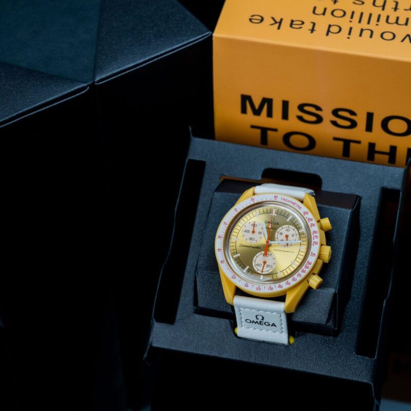 ĐỒNG HỒ OMEGA x SWATCH SUPER FAKE 11 PHIÊN BẢN SAO KIM 42MM