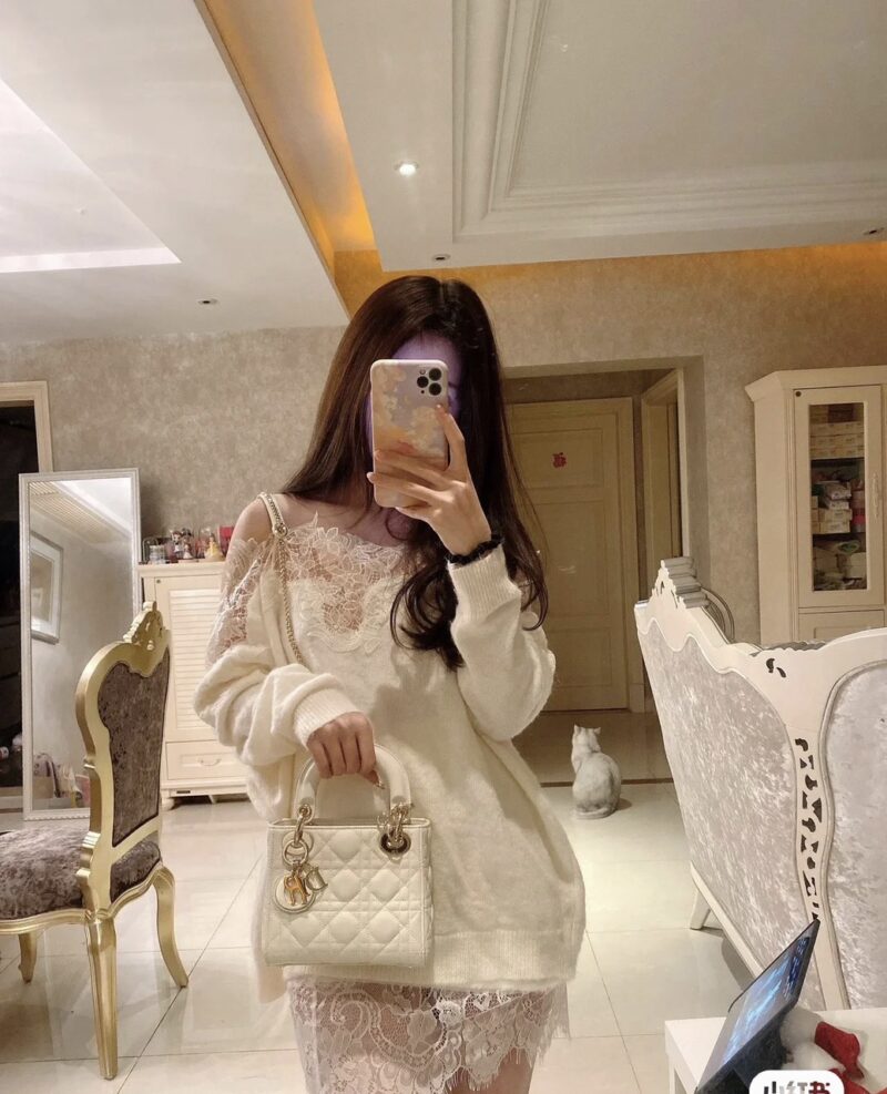 TÚI XÁCH DIOR LADY SUPER VIP TAG MÀU MIX CÙNG MÀU TÚI ĐẸP XUẤT SĂC