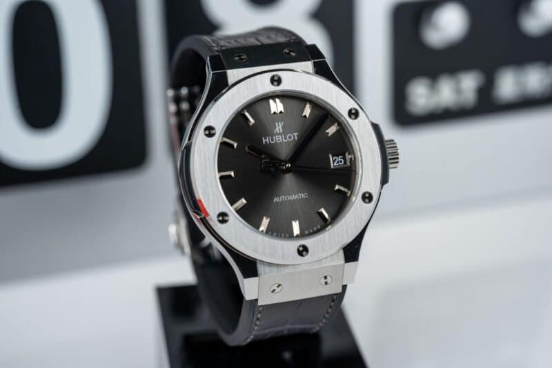 ĐỒNG HỒ HUBLOT CLASSIC FUSION REP 11 MẶT ĐEN 38MM