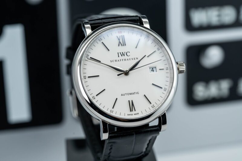 ĐỒNG HỒ IWC PORTOFINO SUPER FAKE MẶT SỐ TRẮNG DÂY DA 40MM