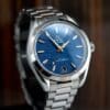 ĐỒNG HỒ NỮ OMEGA SEAMASTER AQUA TERRA SUPER FAKE MẶT SỐ XANH