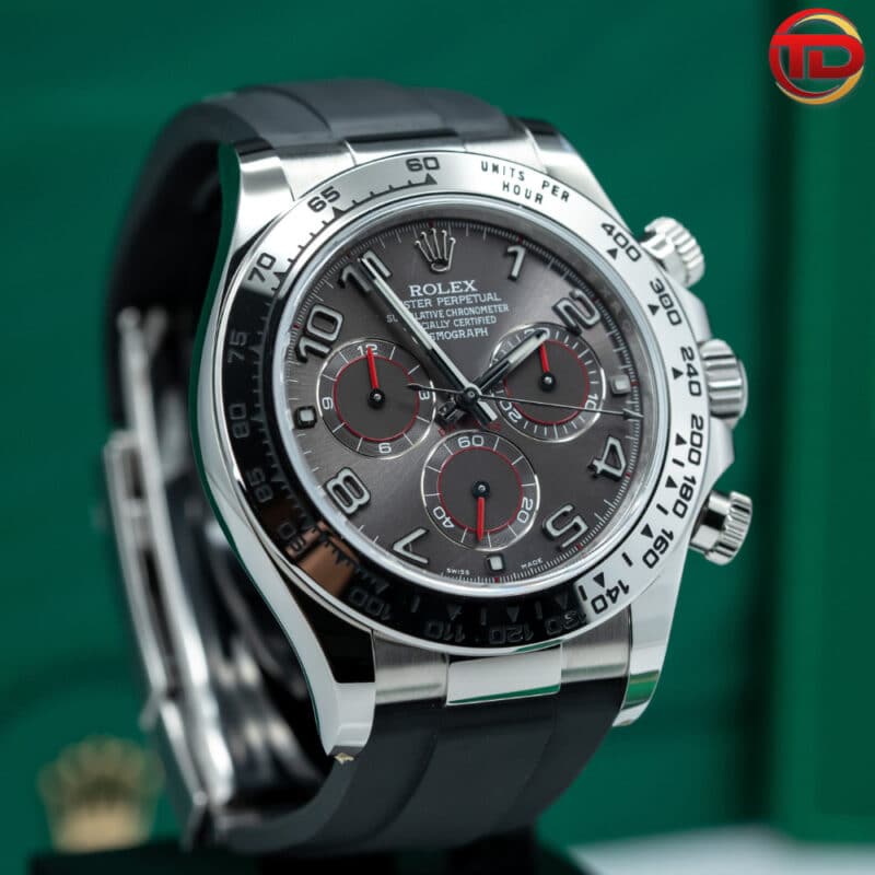 ĐỒNG HỒ ROLEX NAM COSMOGRAPH DAYTONA REPLICA 1:1 CỌC SỐ HỌC TRÒ 40MM
