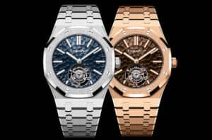 đồng hồ Audemars Piguet Royal Oak Selfwinding Flying Tourbillon với mặt số lõm