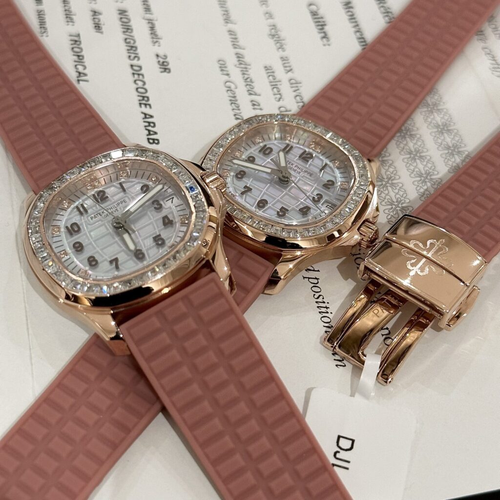 ĐỒNG HỒ PATEK PHILIPPE AQUANAUT 5702R-001 REP 11 BỌC VÀNG 18K NIỀNG KIM CƯƠNG