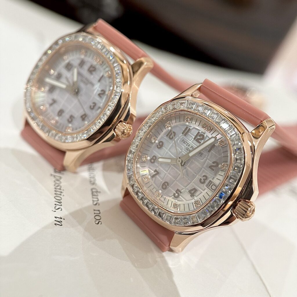 ĐỒNG HỒ PATEK PHILIPPE AQUANAUT 5702R-001 REP 11 BỌC VÀNG 18K NIỀNG KIM CƯƠNG
