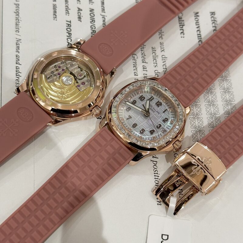 ĐỒNG HỒ PATEK PHILIPPE AQUANAUT 5702R-001 REP 11 BỌC VÀNG 18K NIỀNG KIM CƯƠNG