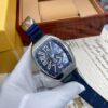 ĐỒNG HỒ FRANCK MULLER V45 SUPER FAKE NHẬT MÀU XANH NAM VỎ BẠC 45MM