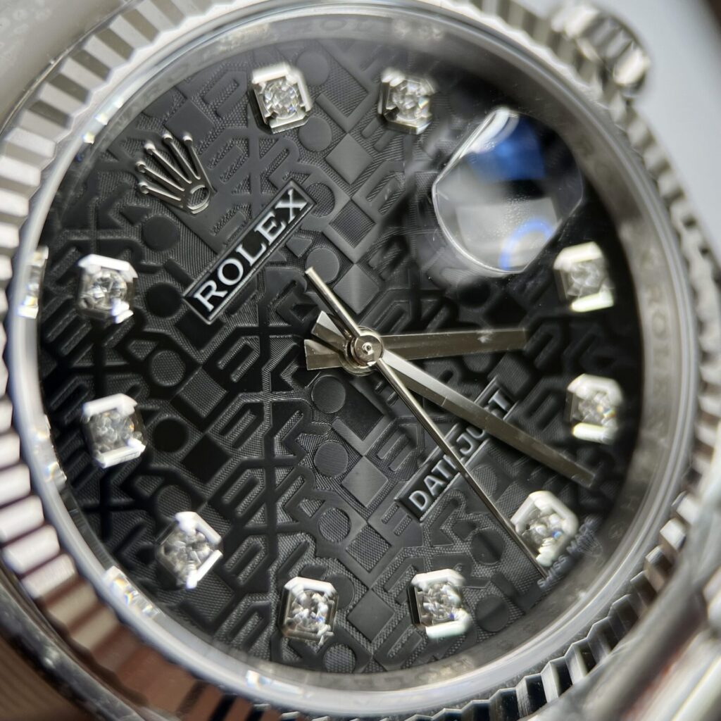 ĐỒNG HỒ ROLEX REP 11 DATEJUST 126234 MẶT SỐ ĐEN VI TÍNH