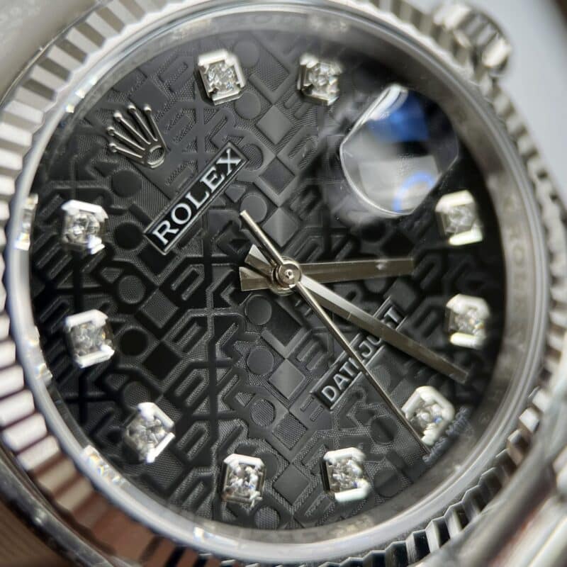 ĐỒNG HỒ ROLEX REP 11 DATEJUST 126234 MẶT SỐ ĐEN VI TÍNH