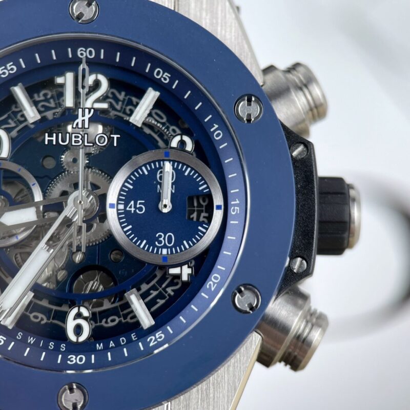 ĐỒNG HỒ HUBLOT BIG BANG UNICO REP 11 VỎ TITANIUM MÀU XANH